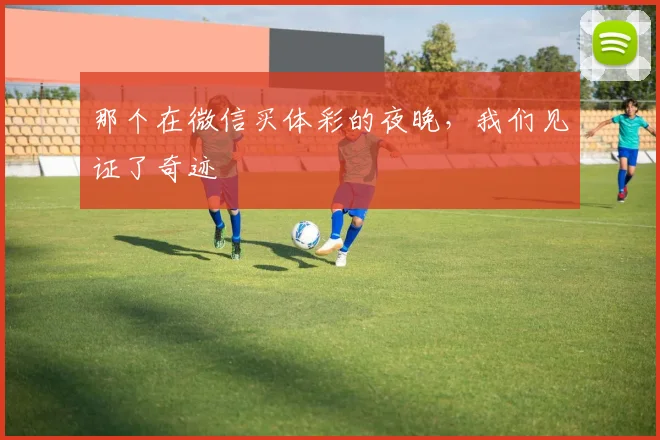 那个在微信买体彩的夜晚，我们见证了奇迹