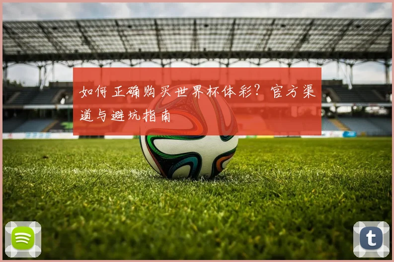 如何正确购买世界杯体彩？官方渠道与避坑指南